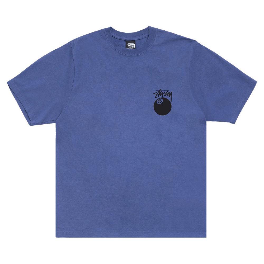 Buy Stussy 8 Ball Tee Pigment Dyed 'Indigo' - 1905022 INDI | GOAT