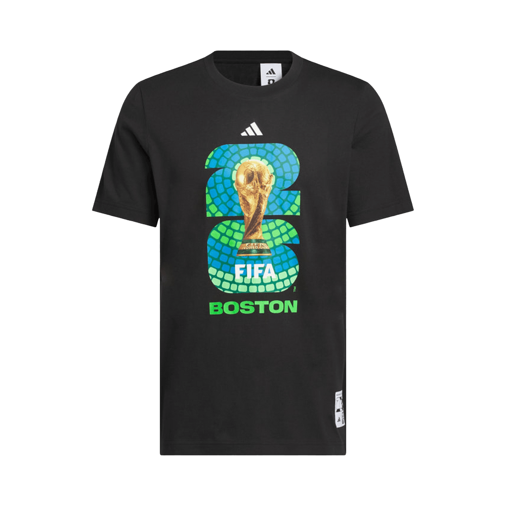 Adidas FIFA World Cup 26 Host City Boston Graphic T-Shirt 'Black'