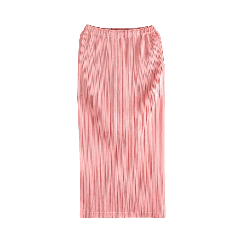 Buy Pleats Please Issey Miyake Thicker Bottoms 2 Skirt 'Coral Pink