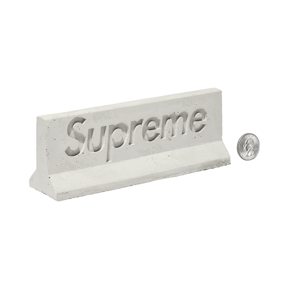 Supreme x Mini Materials 1:12 Scale Jersey Barrier 'Grey'