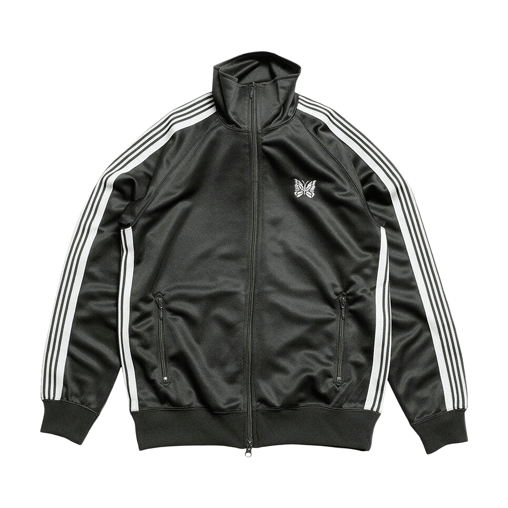 ジャケット・アウター NACHE ZIP DETAIL TRACK JERSEY CHARCOAL Buy Needles Track Jacket 'Charcoal' - SX404 CHAR | GOAT