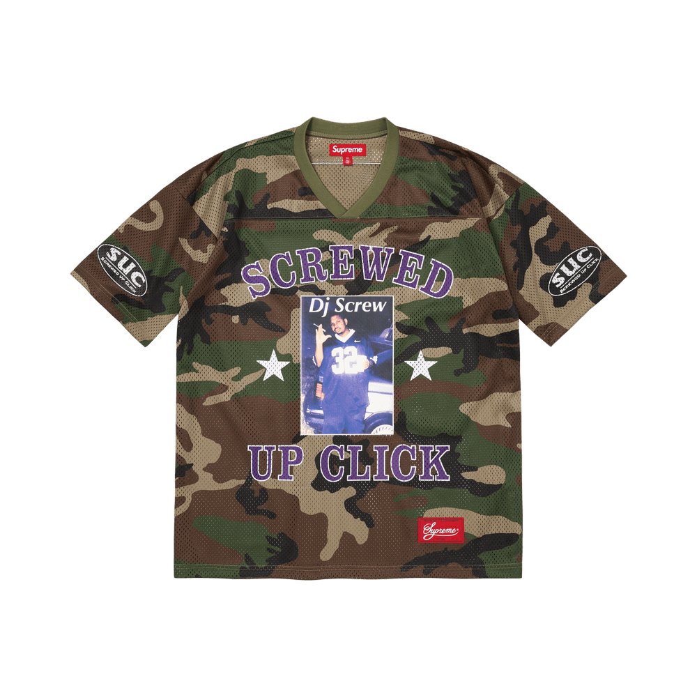 Buy Supreme x Dj Screw Jersey 'Woodland Camo' - SS26KN69 WOODLAND