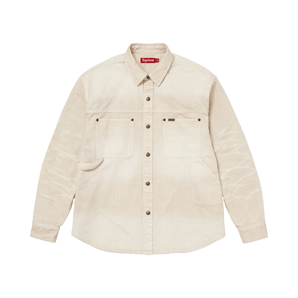 トップス Supreme Worn Snap Painter Shirt \