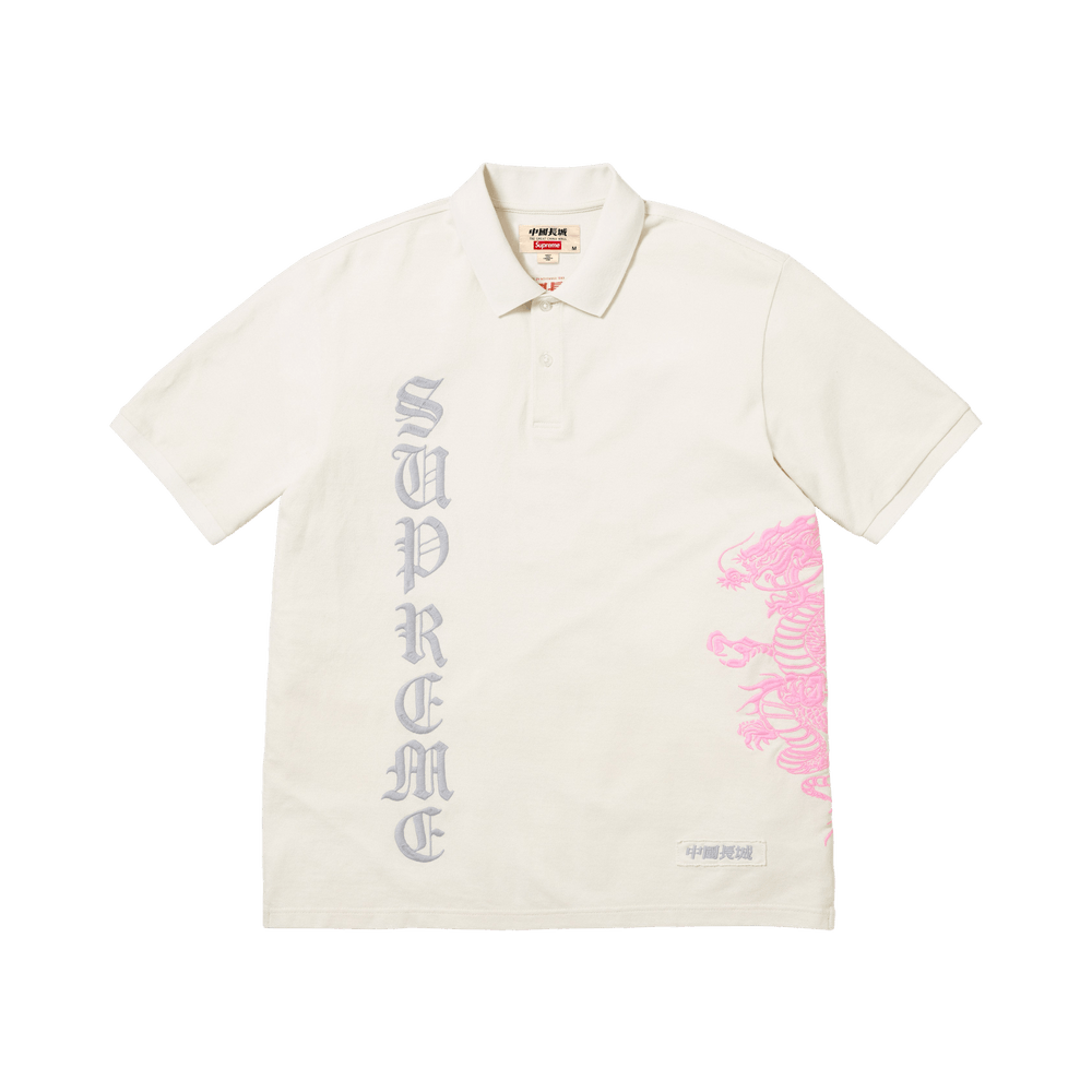 トップス supreme the great china well dragon polo Supreme The Great China Wall Dragon Polo Black Men's - SS26 - US