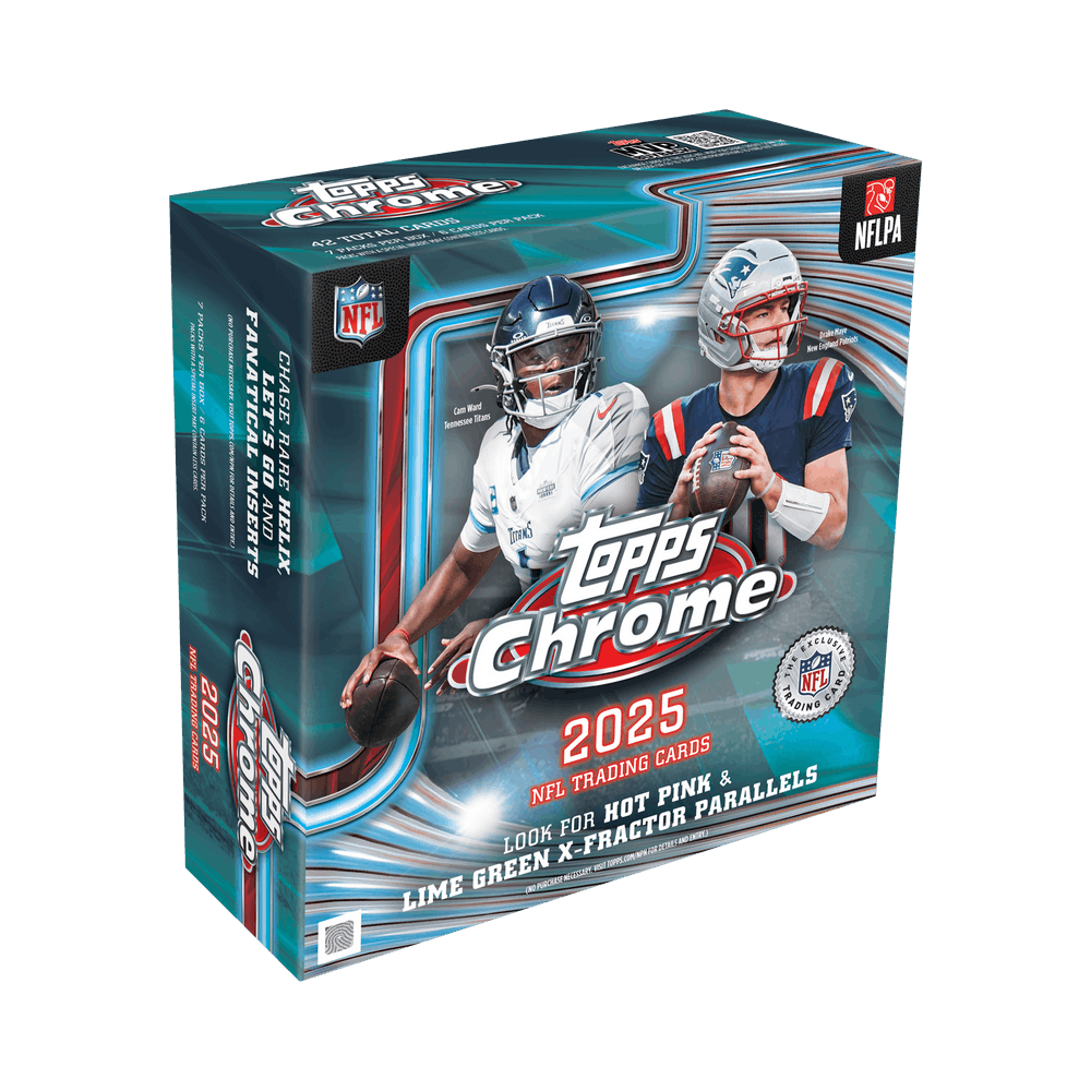 2025 Topps Chrome Football Mega Box