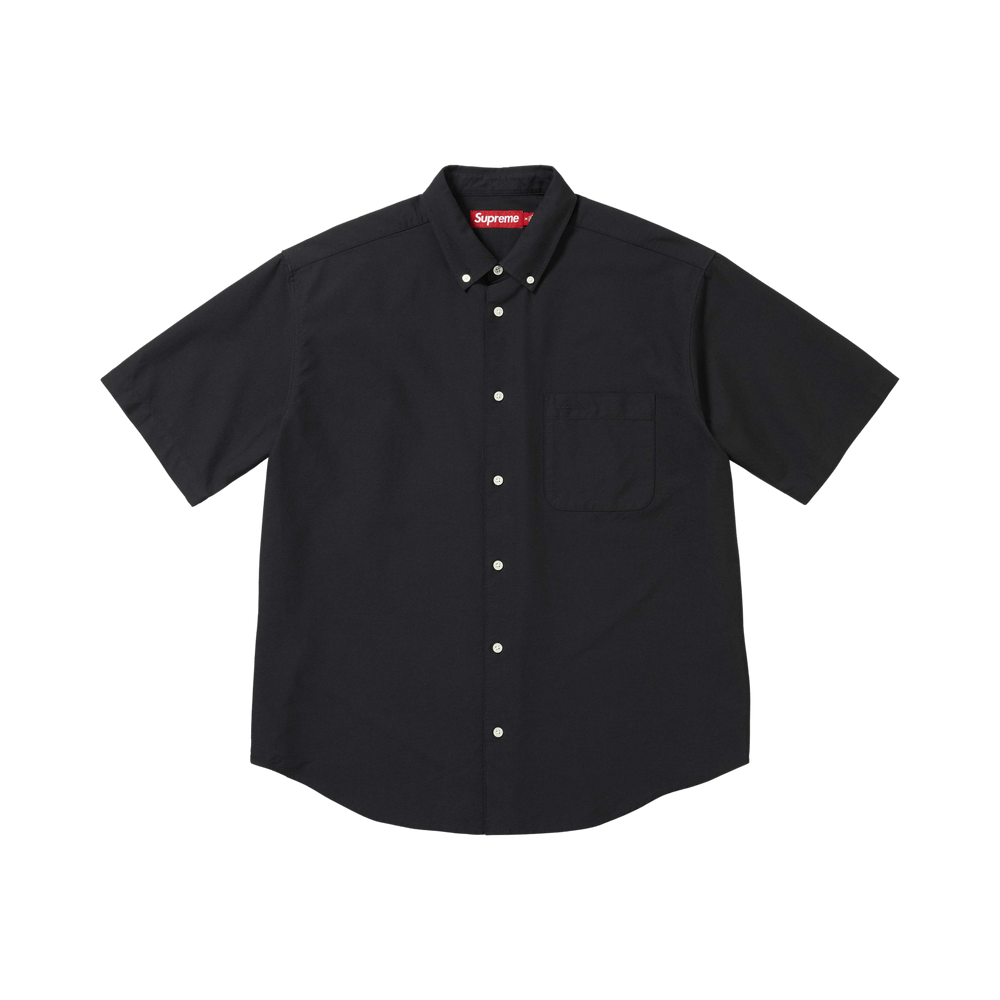 Buy Supreme Loose Fit Oxford Short-Sleeve Shirt 'Black' - SS26S1