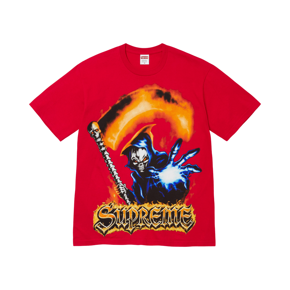 Buy Supreme Grim Reaper Tee 'Red' - SS26T68 RED | GOAT