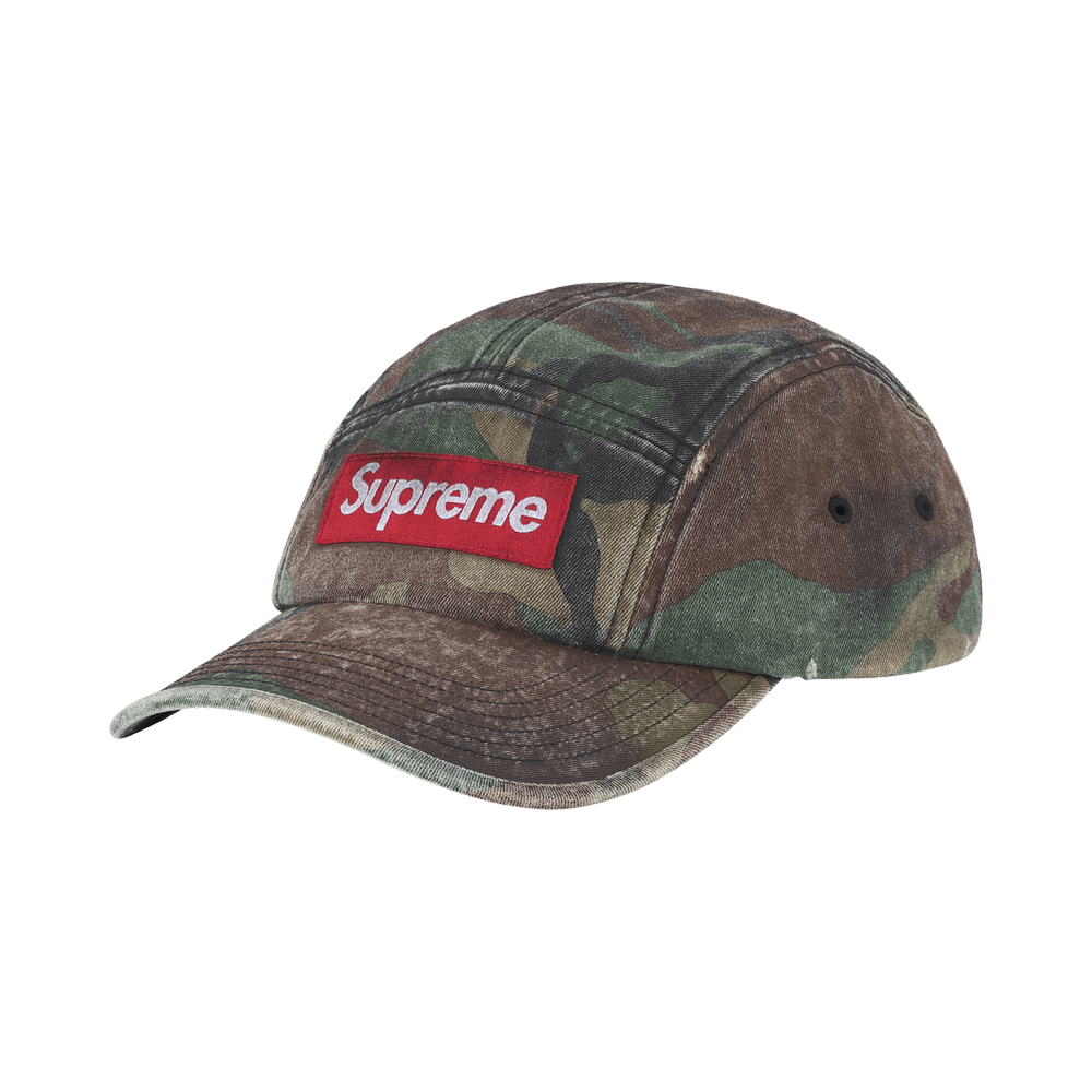 Buy Supreme Overdyed Camp Cap 'Woodland Camo' - SS26H92 WOODLAND