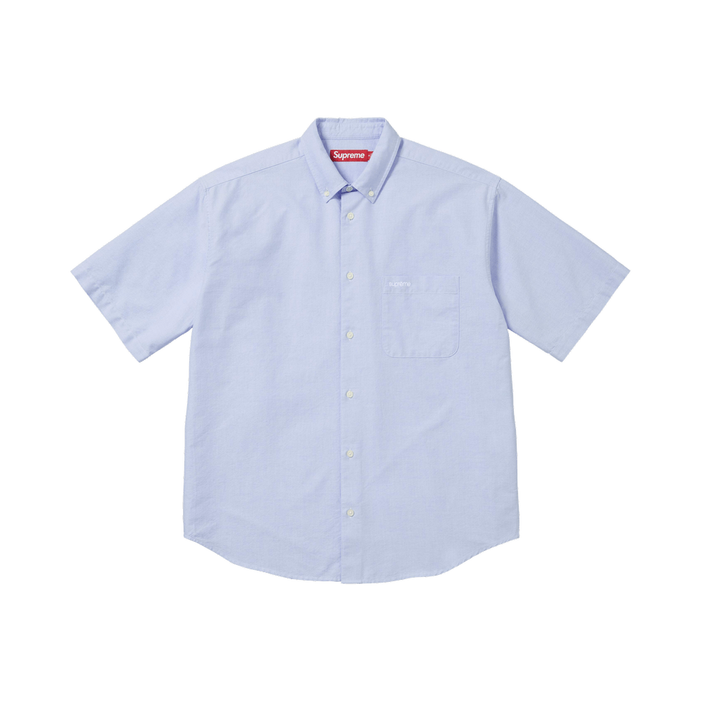 Buy Supreme Loose Fit Oxford Short-Sleeve Shirt 'Light Blue