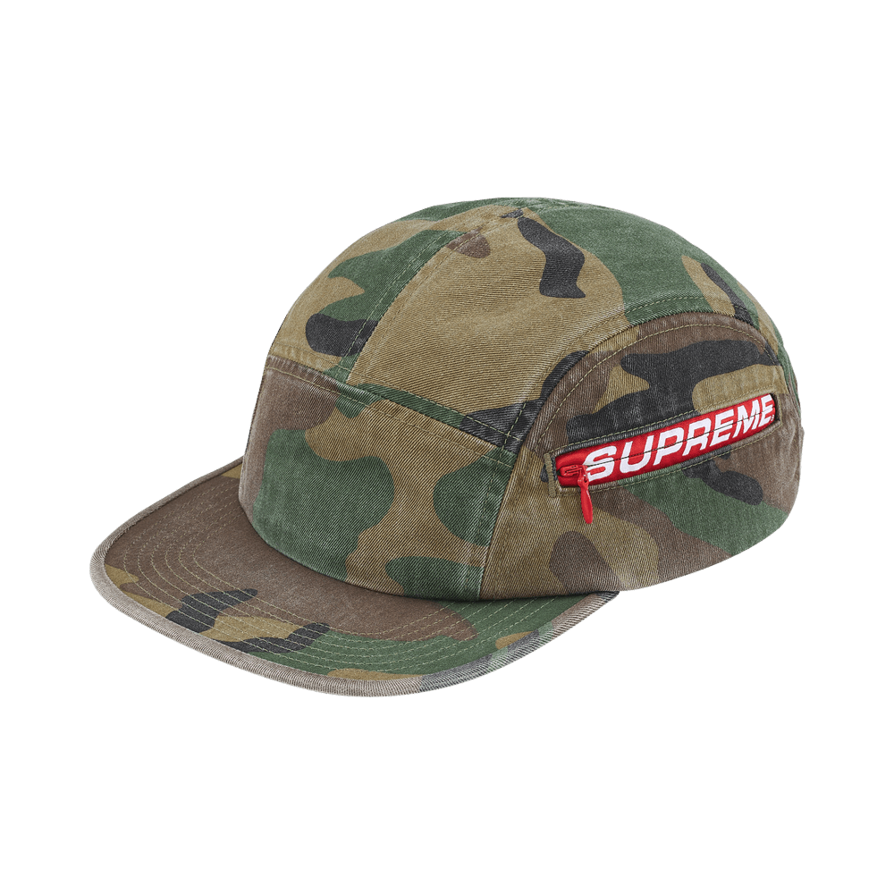 Buy Supreme Side Zip Camp Cap 'Woodland Camo' - SS26H131 WOODLAND