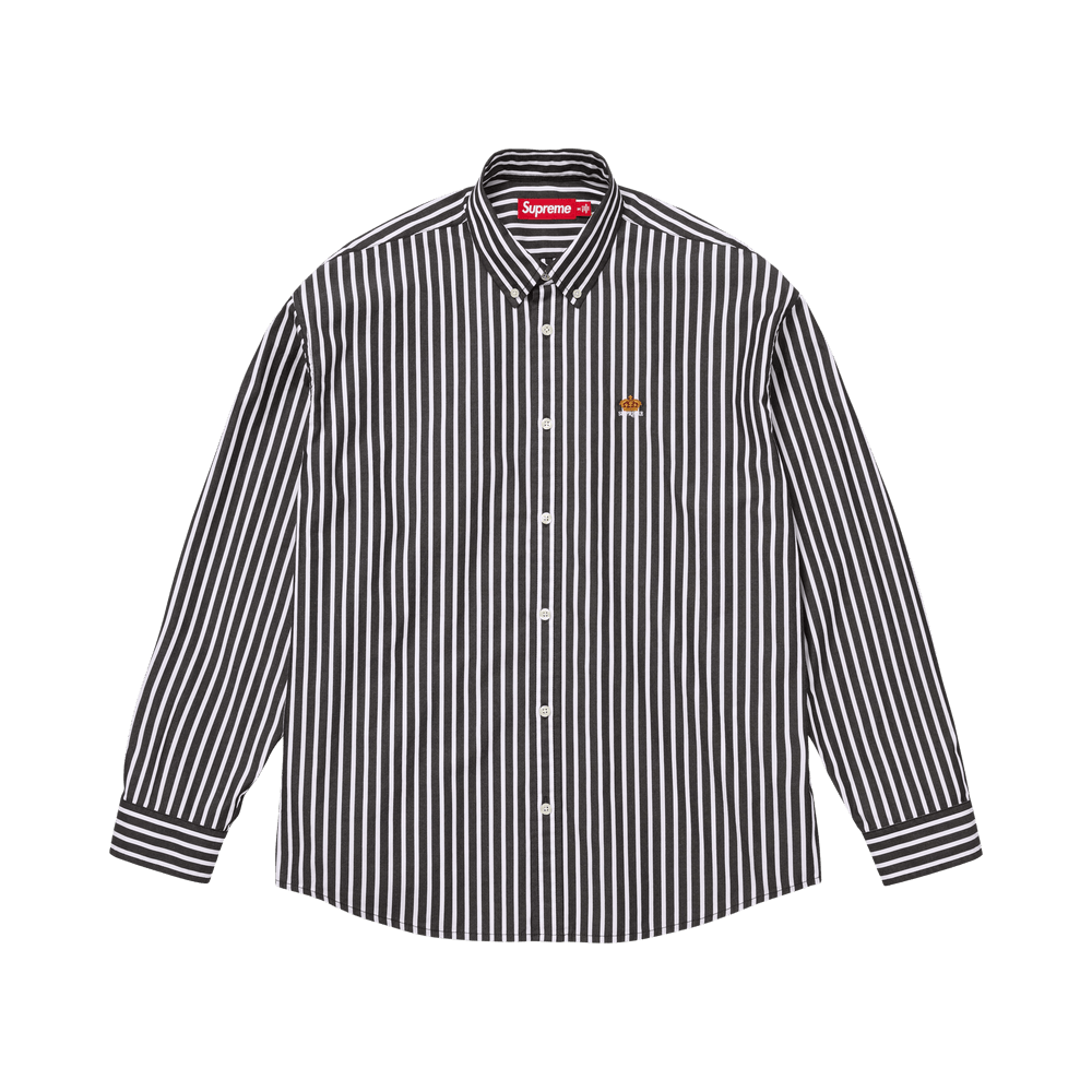 Buy Supreme Stripe Shirt 'Black' - SS26S3 BLACK | GOAT
