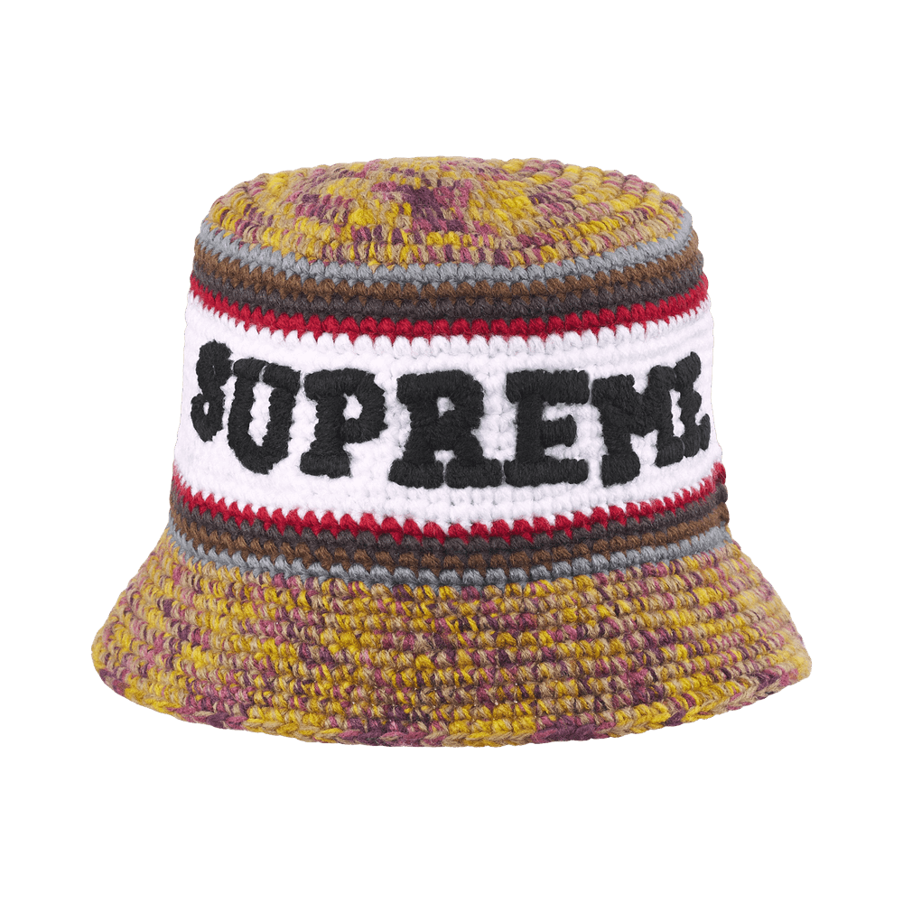 Buy Supreme Knit Logo Crusher 'Yellow' - SS26BN24 YELLOW | GOAT