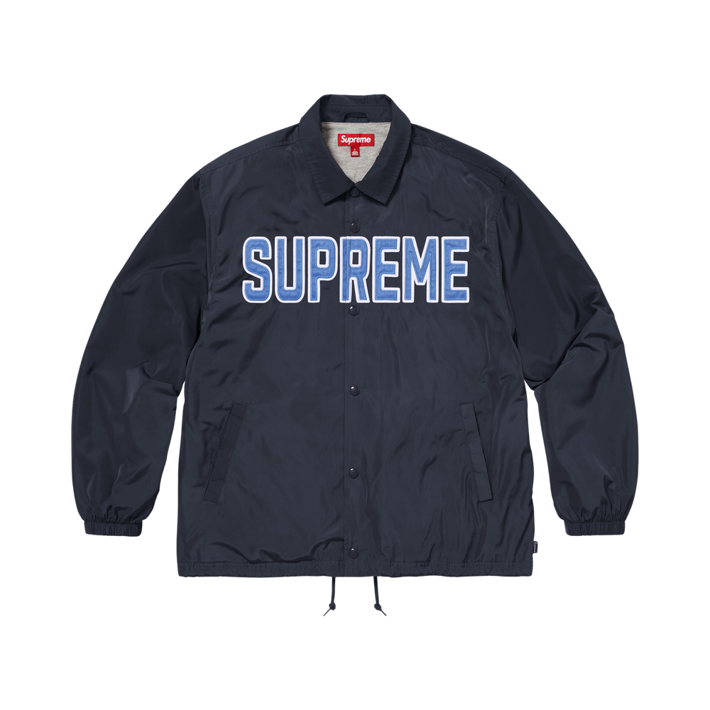 Buy Supreme Spellout Coaches Jacket 'Navy' - SS26J106 NAVY | GOAT