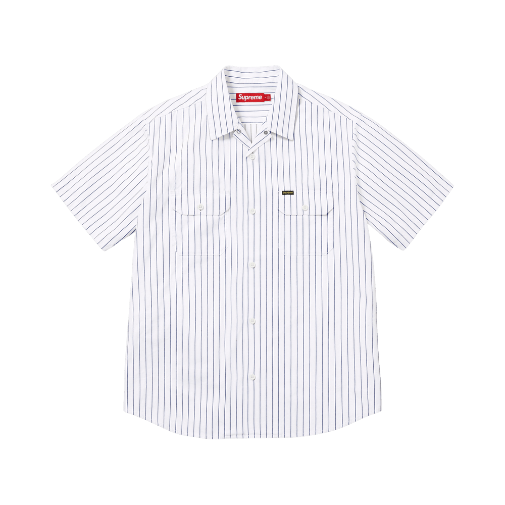 Buy Supreme Ghostface Short-Sleeve Work Shirt 'Stripe' - SS26S24