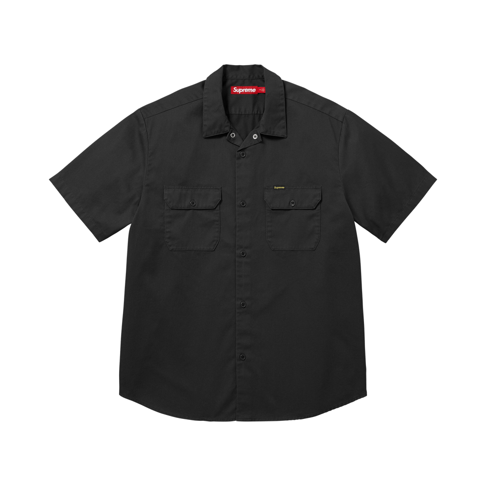 Buy Supreme Ghostface Short-Sleeve Work Shirt 'Black' - SS26S24