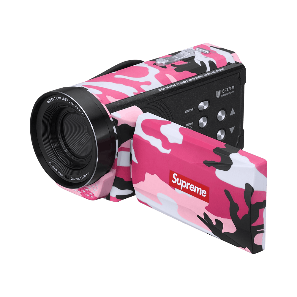 Buy Supreme x Minolta MN4K300WP Waterproof Camcorder 'Pink Camo