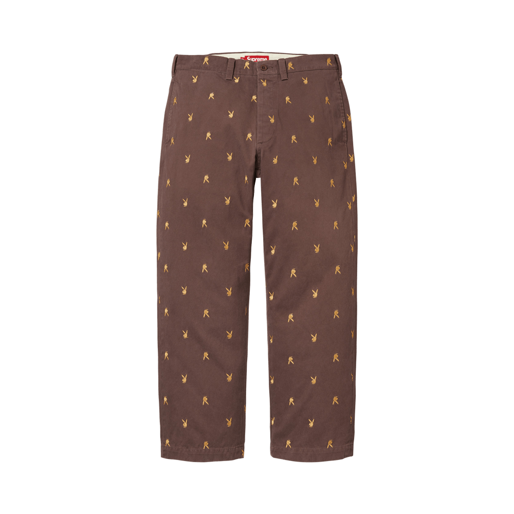 【Supreme】Chino Pant（Brown Playboy® /32） Buy Supreme Chino Pant 'Brown Playboy' - SS26P49B BROWN PLAYBOY | GOAT