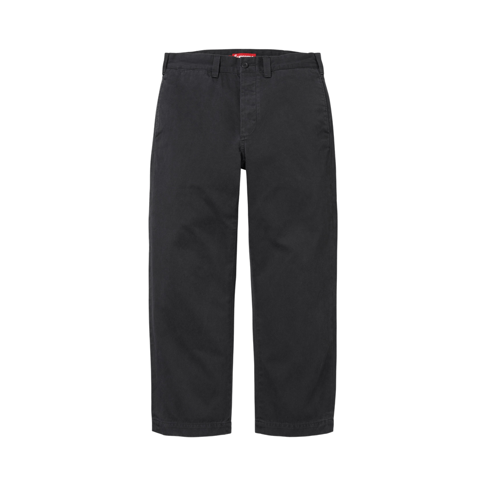 Buy Supreme Chino Pant 'Black' - SS26P49 BLACK | GOAT