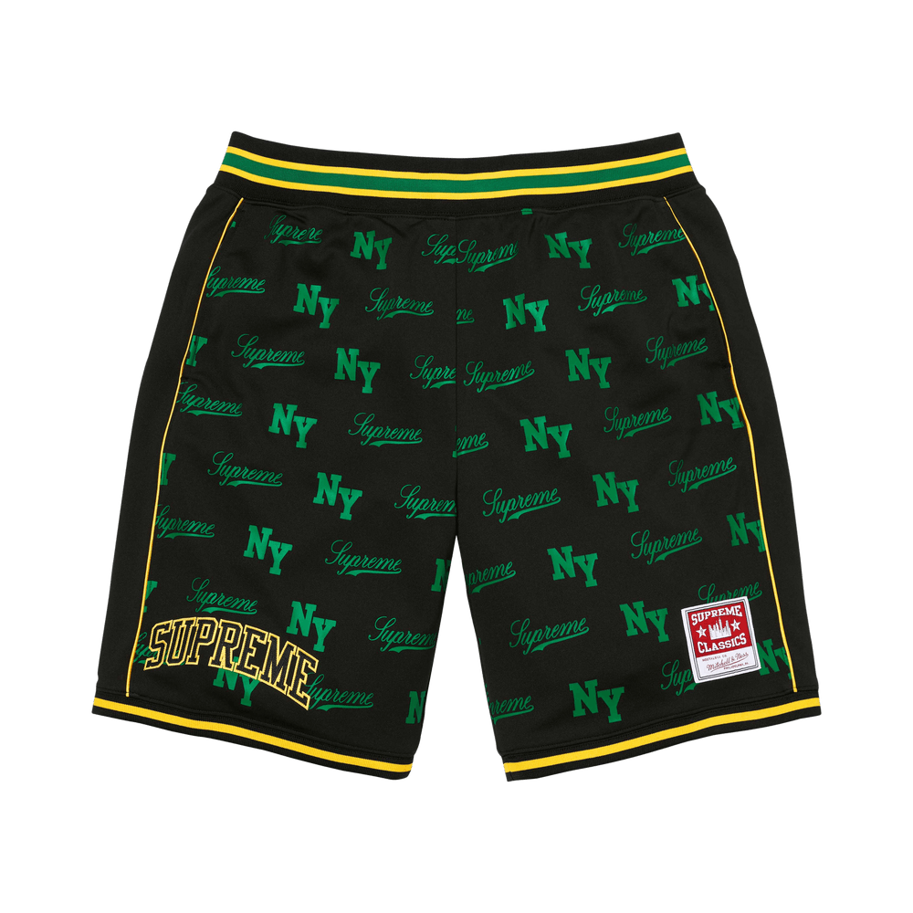 パンツ MLVINCE L classic logo shorts SUPREME Buy Supreme x Mitchell & Ness Monogram Short 'Black' - SS26SH6