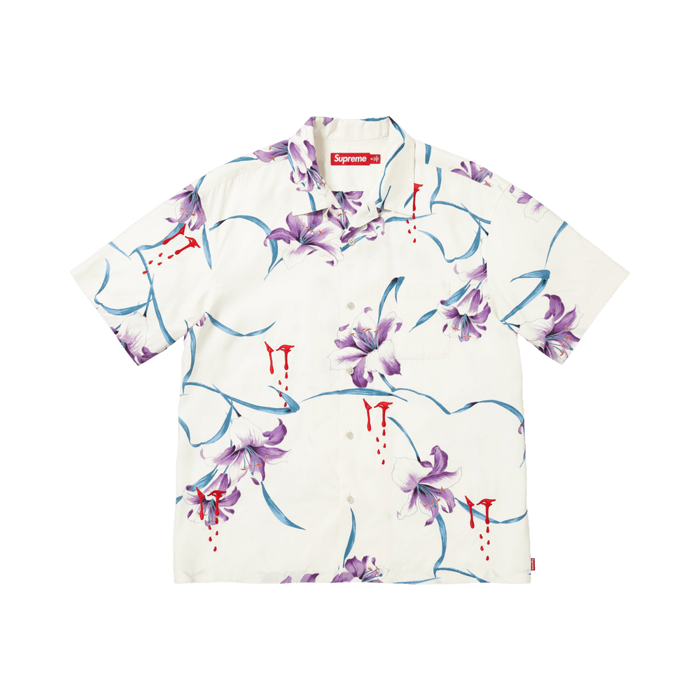 トップス XL Supreme AOI Lilies S/S Shirt White Buy Supreme Aoi Lilies Short-Sleeve Shirt 'White' - SS26S16 WHITE