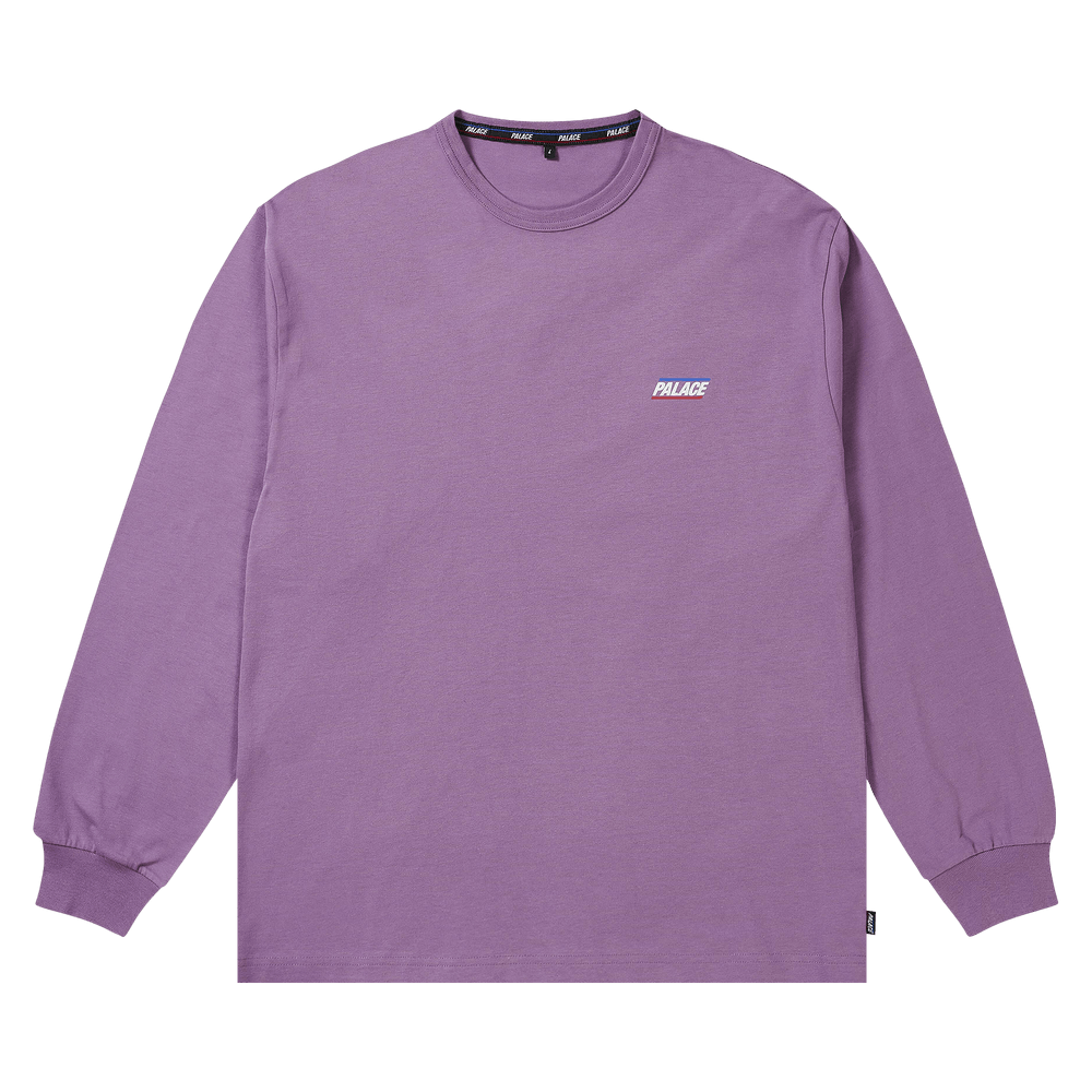 Buy Palace Basically A Long-Sleeve 'Flat Grape' - P30LS009 | GOAT UK