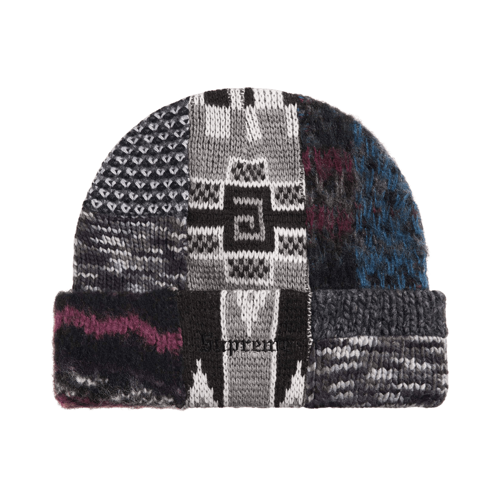 Buy Supreme Patchwork Beanie 'Black' - SS26BN37 BLACK | GOAT