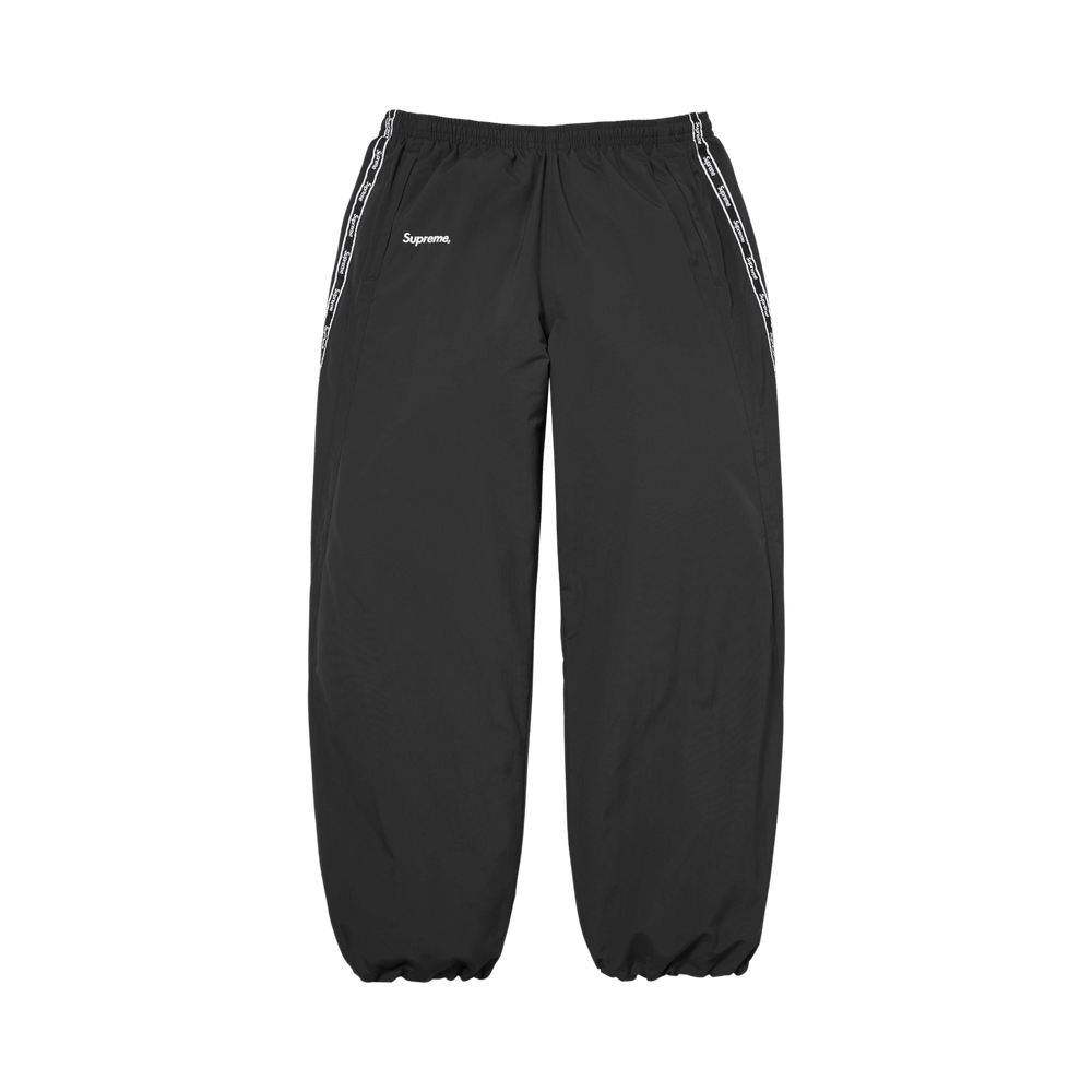 Buy Supreme Logo Taping Track Pant 'Black' - SS26P91 BLACK | GOAT