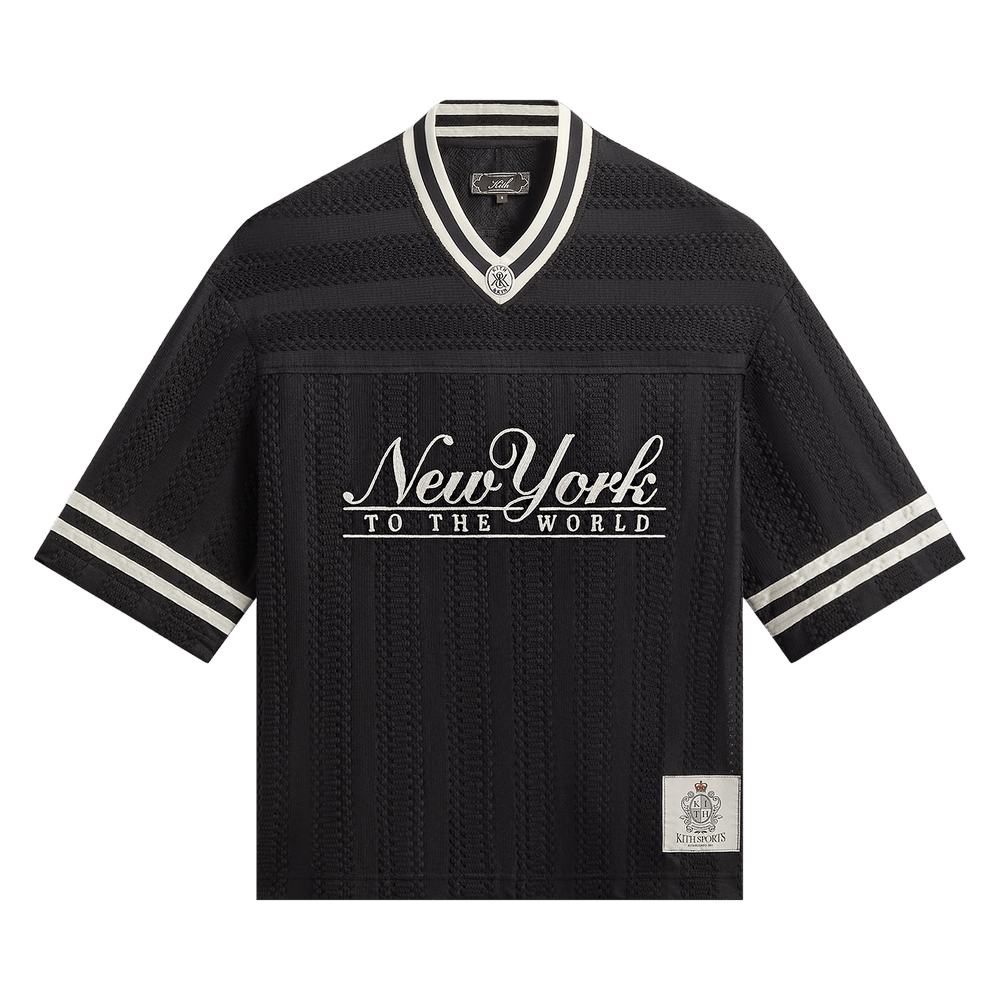 Buy Kith Ladder Lace Julian Jersey 'Black' - KHM034840 001 | GOAT