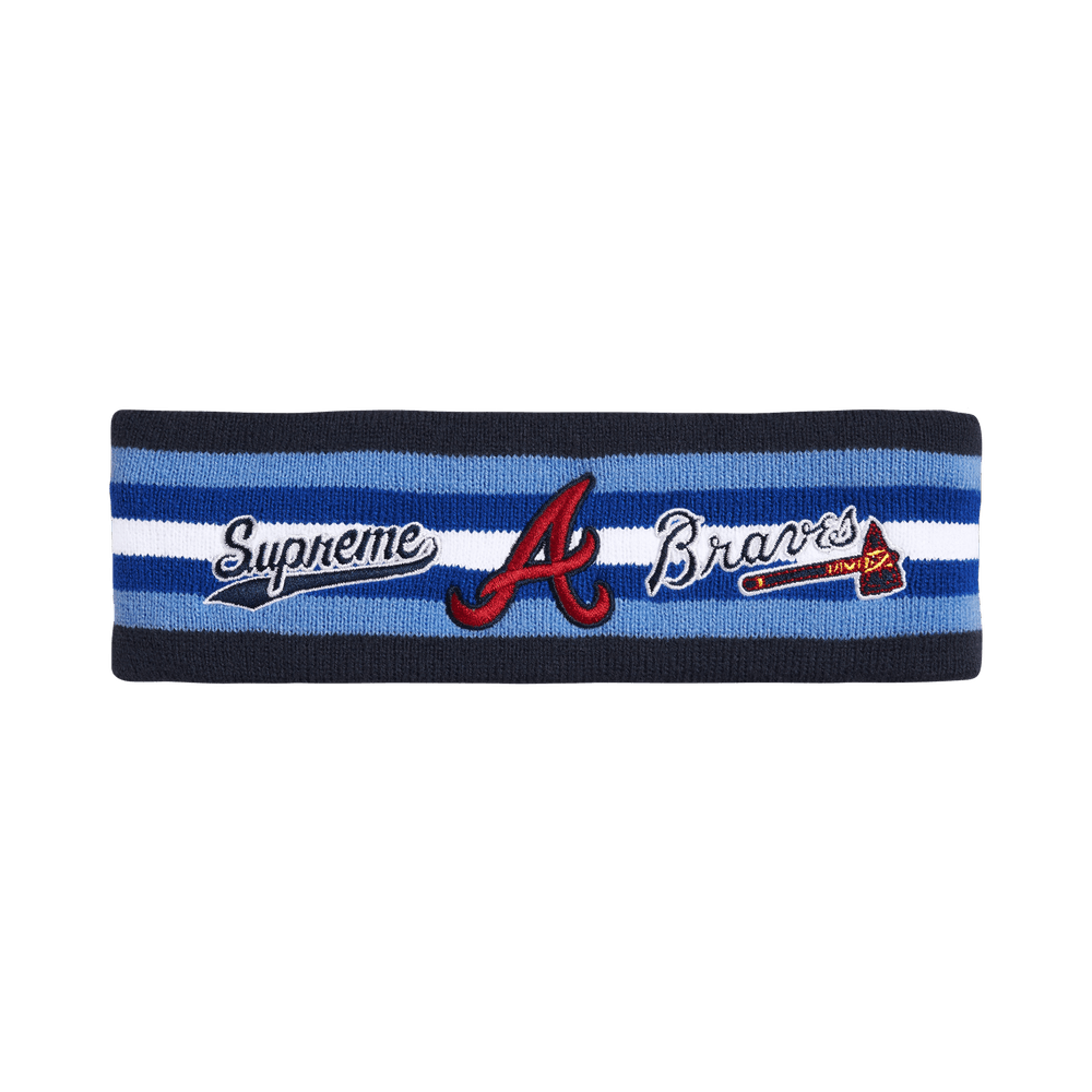 Buy Supreme x Mitchell & Ness Teams Headband 'Navy' - SS26BN47