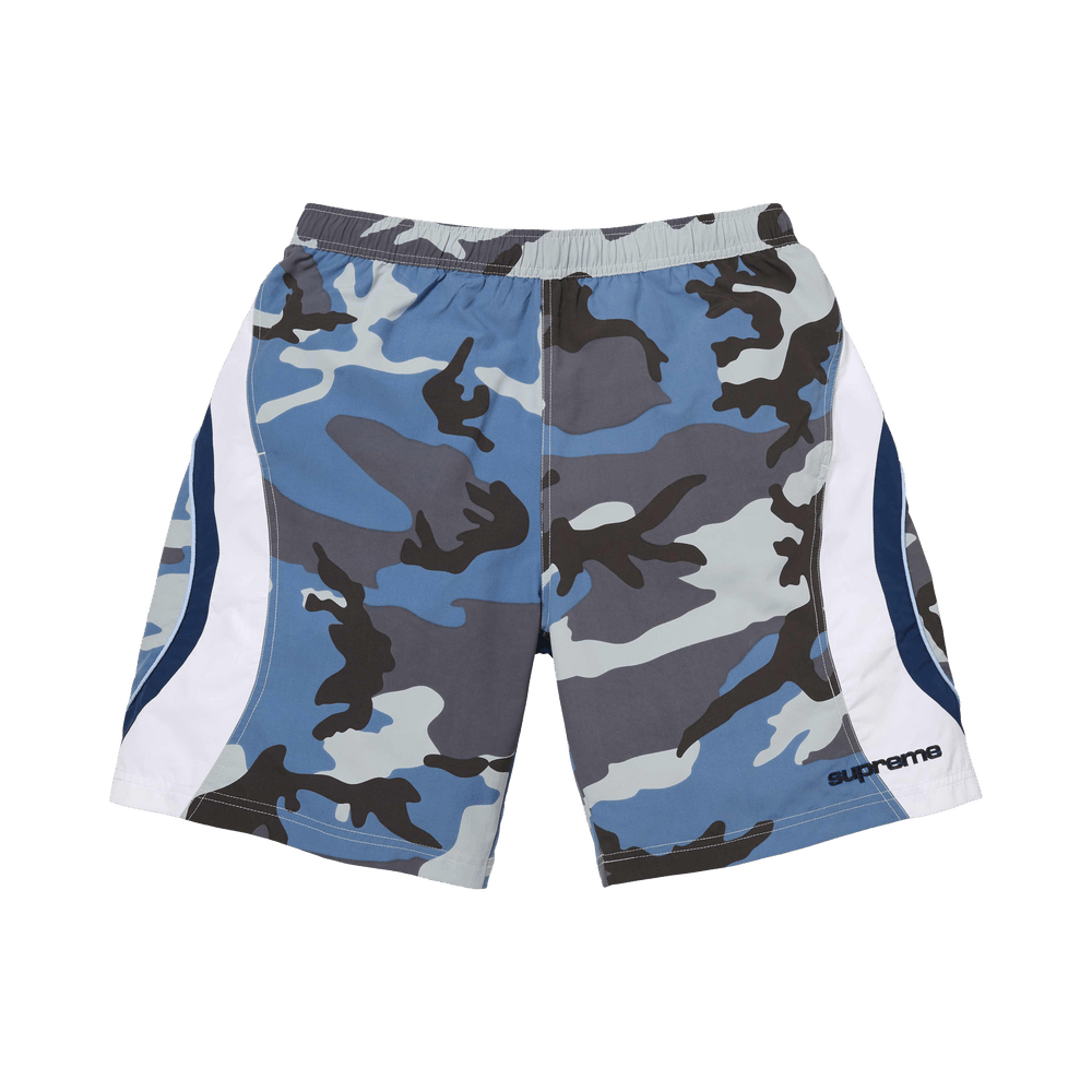パンツ Supreme Paneled Water Short Blue Camo Buy Supreme Paneled Water Short 'Blue Camo' - SS26SH50 BLUE CAMO