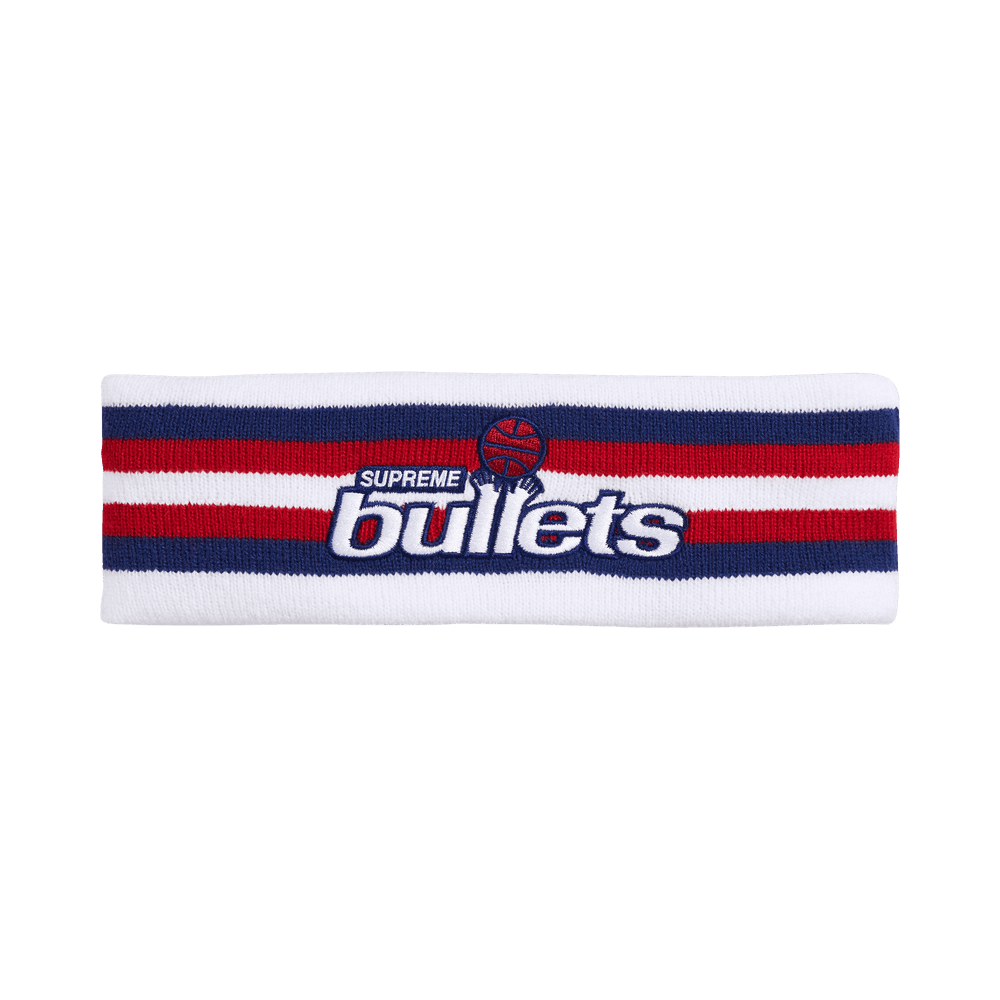 Buy Supreme x Mitchell & Ness Teams Headband 'White' - SS26BN47