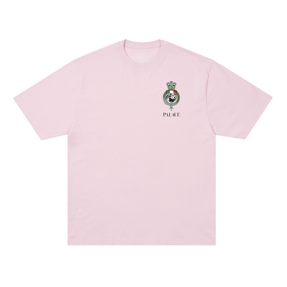 Buy Palace Heavy Crest T-Shirt 'Sweet Pink' - P30TS412 | GOAT