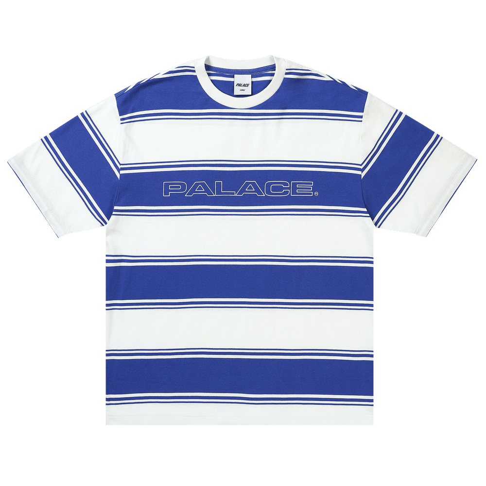 Buy Palace Tidy Stripe T-Shirt 'Blue' - P30ES213 | GOAT