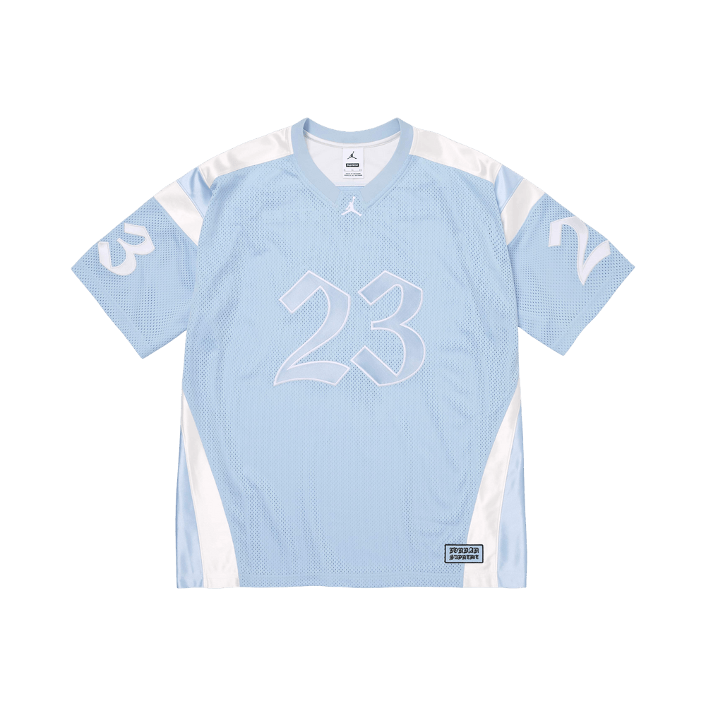Buy Supreme x Jordan Warm Up Jersey 'Light Blue' - SS26KN23 LIGHT