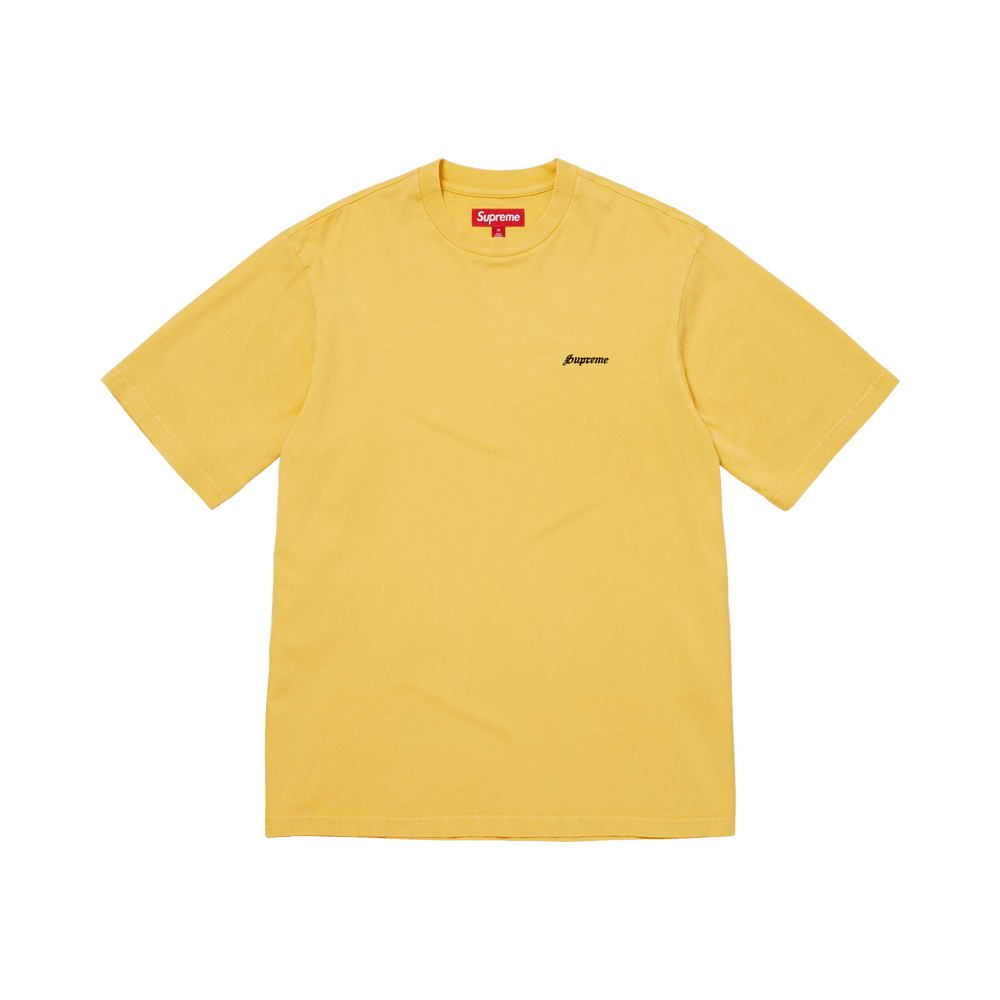 Buy Supreme Washed Short-Sleeve Top 'Yellow' - SS26KN80 YELLOW