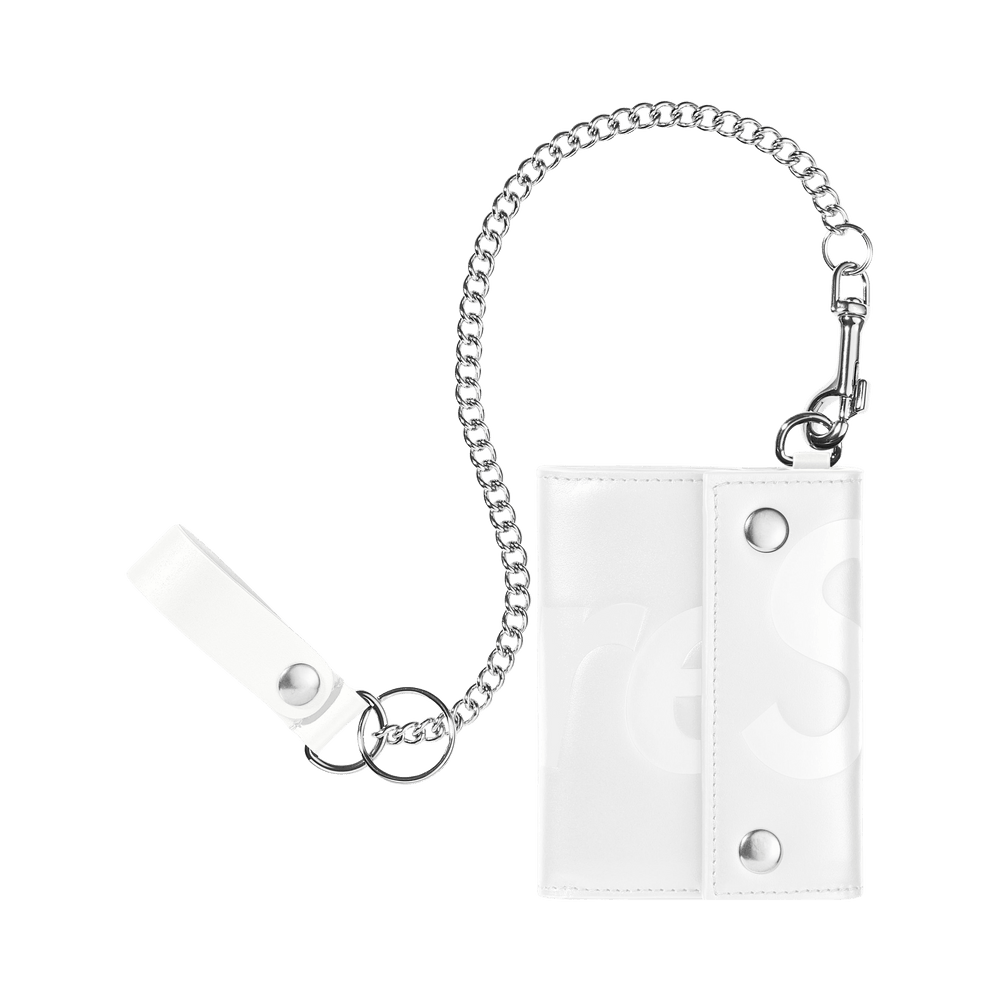Buy Supreme Leather Chain Wallet 'White' - SS26B37 WHITE | GOAT