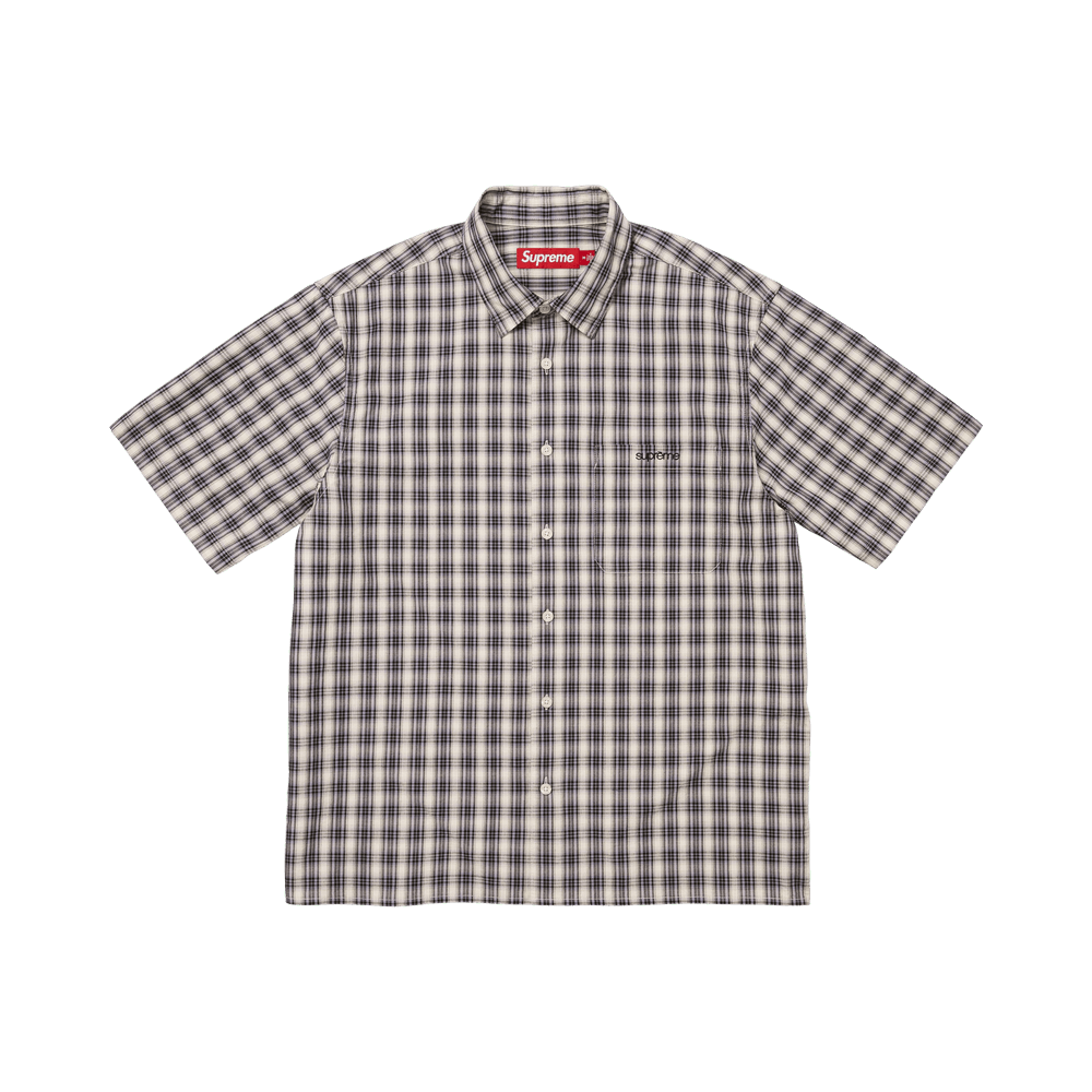 Buy Supreme Mini Plaid Short-Sleeve Shirt 'Stone' - SS26S8 STONE