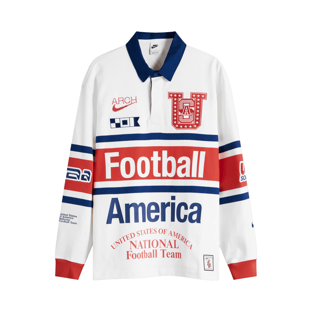 【新品未使用】V.V.A. Long Sleeve Rugby Top Lサイズ Buy Nike USA x V.A.A. Long-Sleeve Rugby Top 'White/Challenge Red