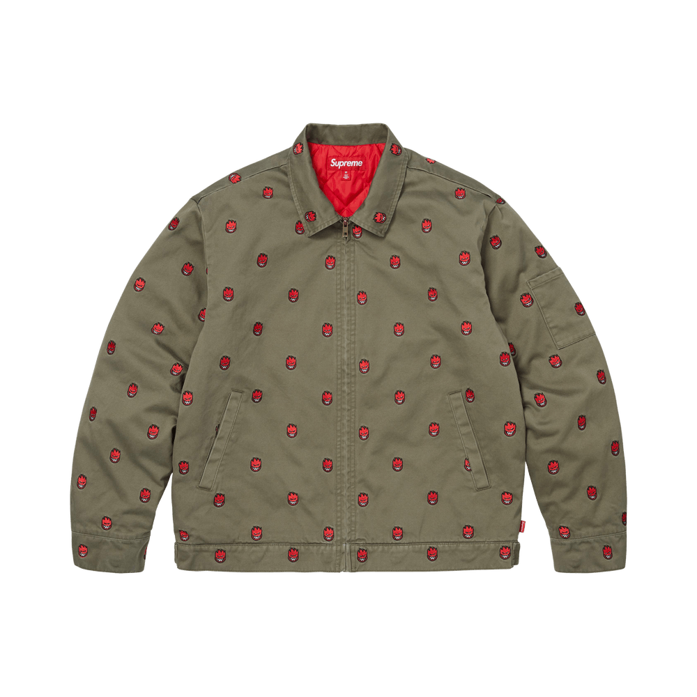 Buy Supreme x Spitfire Work Jacket 'Olive' - SS26J67 OLIVE | GOAT