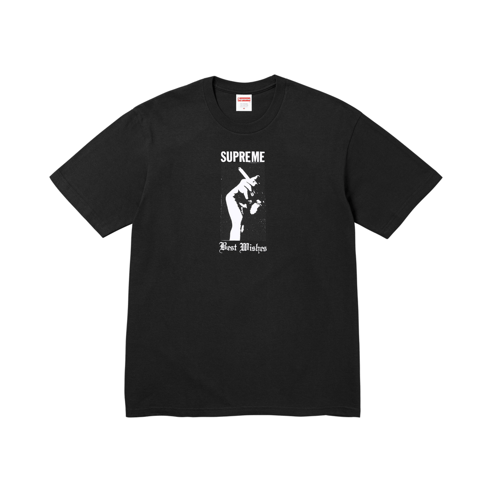 Buy Supreme Wish Tee 'Black' - SS26T51 BLACK | GOAT