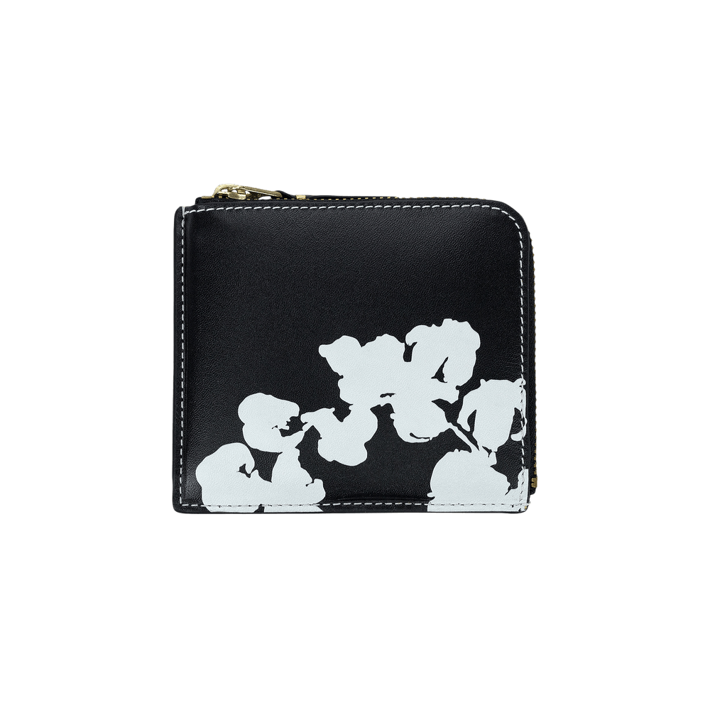 Buy Denim Tears Cotton Wreath Wallet 'Black' - 3607935996483 | GOAT