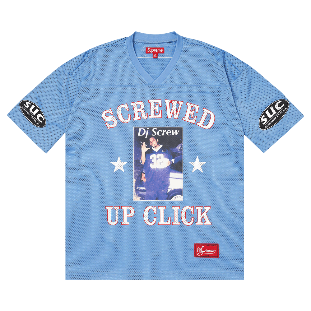 Buy Supreme x Dj Screw Jersey 'Light Blue' - SS26KN69 LIGHT BLUE