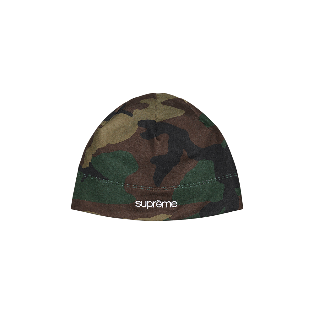 Buy Supreme Base Layer Beanie 'Woodland Camo' - SS26BN7 WOODLAND