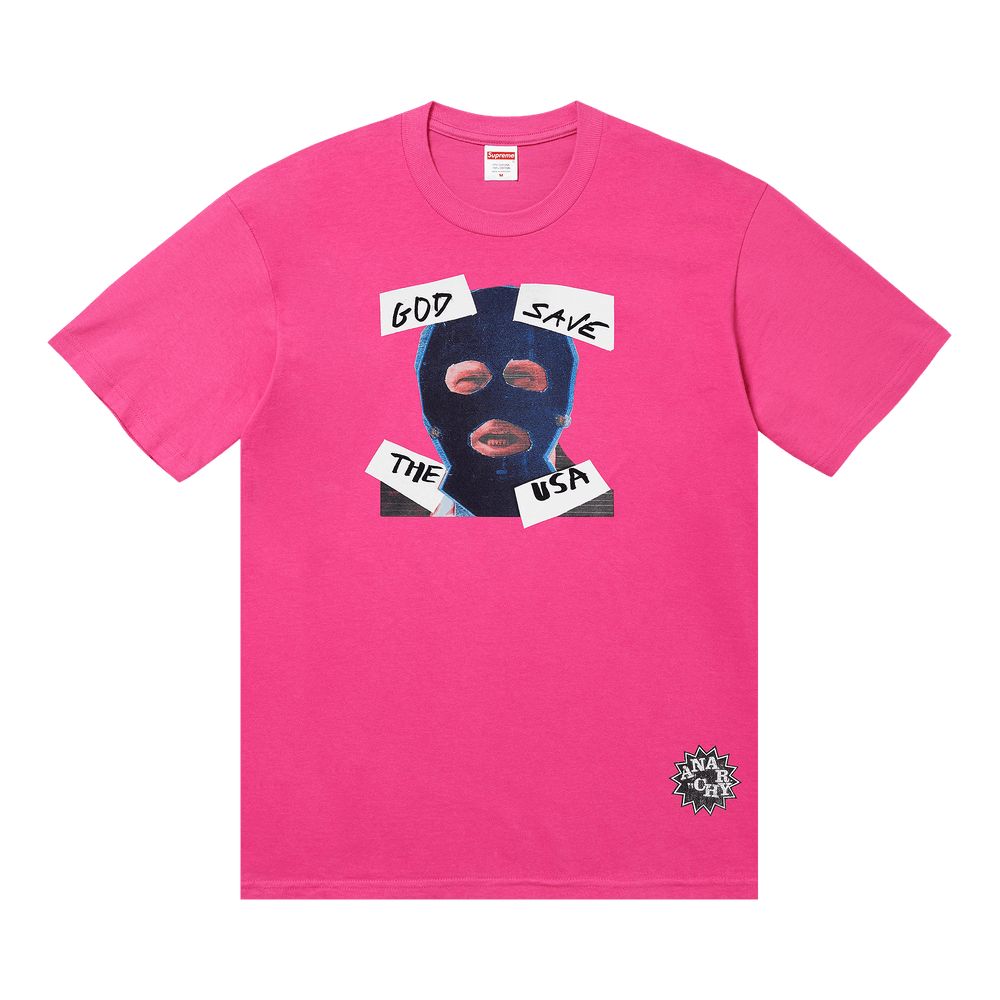 Buy Supreme God Save Us Tee 'Fuchsia' - SS26T69 FUCHSIA | GOAT
