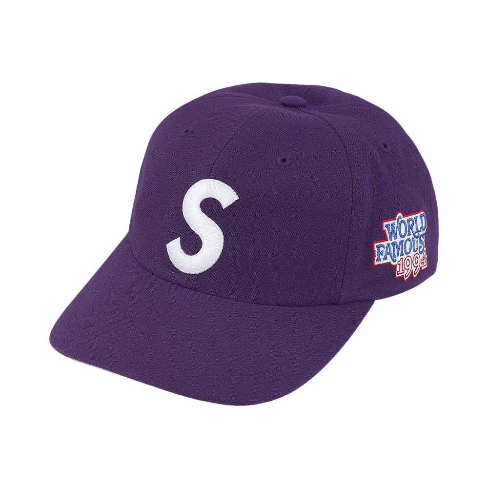 Buy Supreme World Famous S Logo 6-Panel 'Purple' - SS26H11 PURPLE