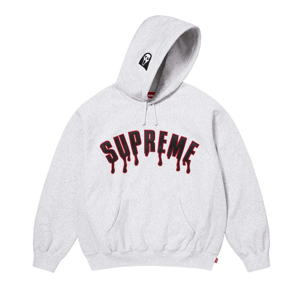 Buy Supreme Ghostface Arc Hooded Sweatshirt 'Ash Grey' - SS26SW96