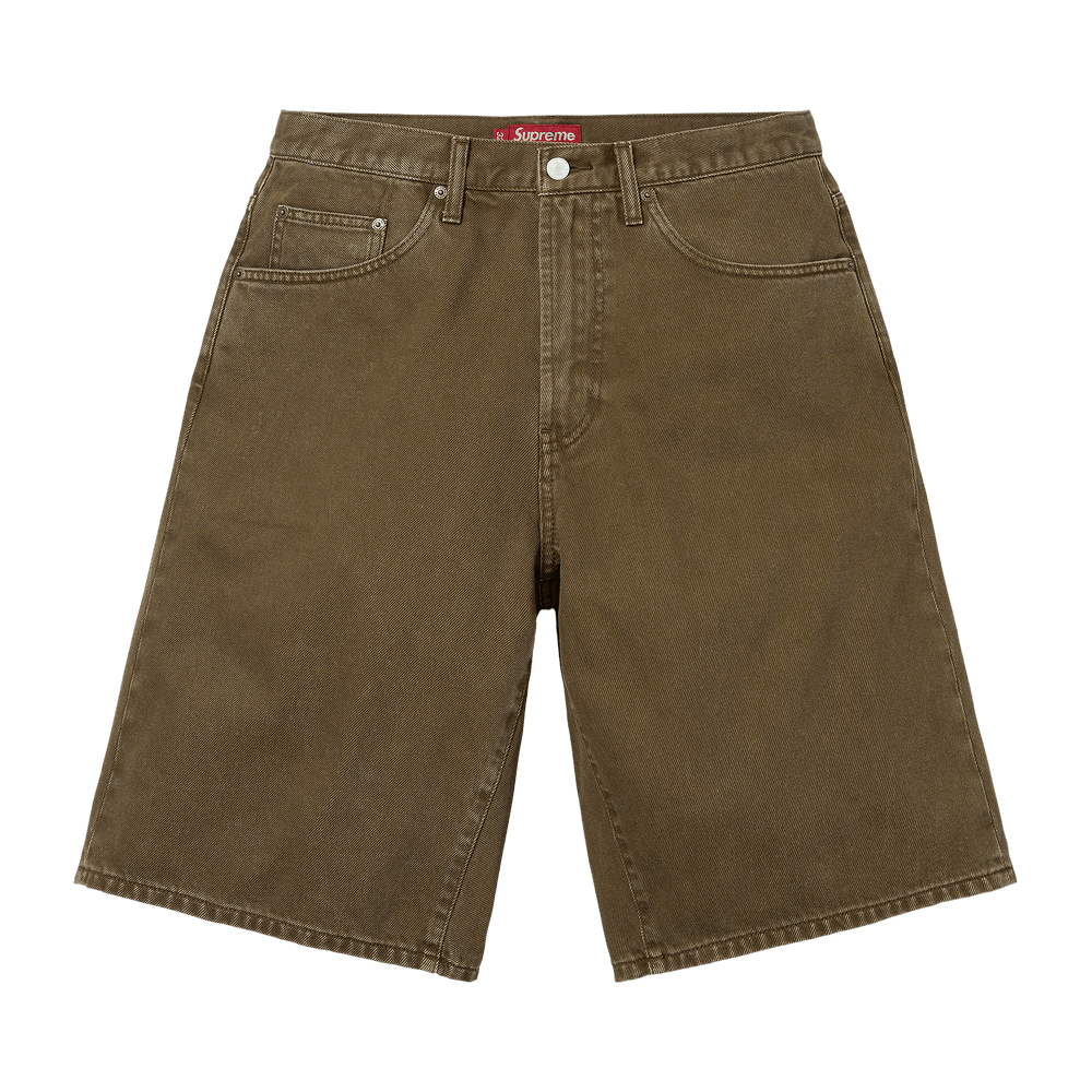 Buy Supreme Baggy Denim Short 'Olive' - SS26SH15 OLIVE | GOAT