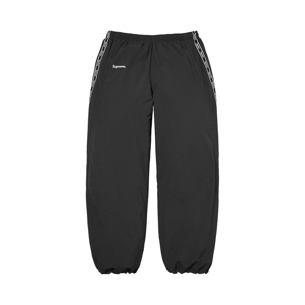 Buy Supreme Logo Taping Track Pant 'Black' - SS26P91 BLACK | GOAT