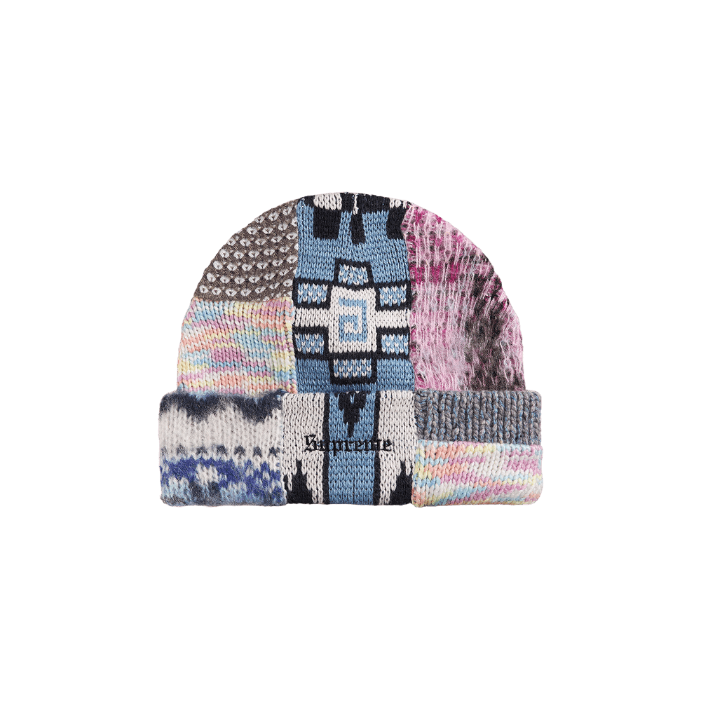Buy Supreme Patchwork Beanie 'Light Blue' - SS26BN37 LIGHT BLUE | GOAT