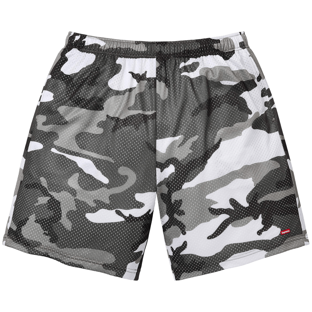 Buy Supreme Small Box Baggy Mesh Short 'Snow Camo' - SS26SH3 SNOW